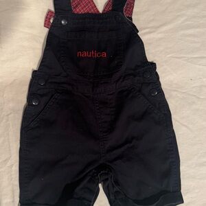 Nautica Black Kids Overalls